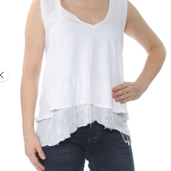 Free People Peachy Distressed Tank Top - Picture 16 of 16